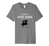 Id rather be Horse Riding Shirt für Reiterinnen und Reiter